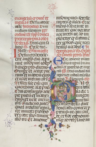 Missale : Fol. 30v : Adoration des Mages, 1469 - Bartolomeo Caporali