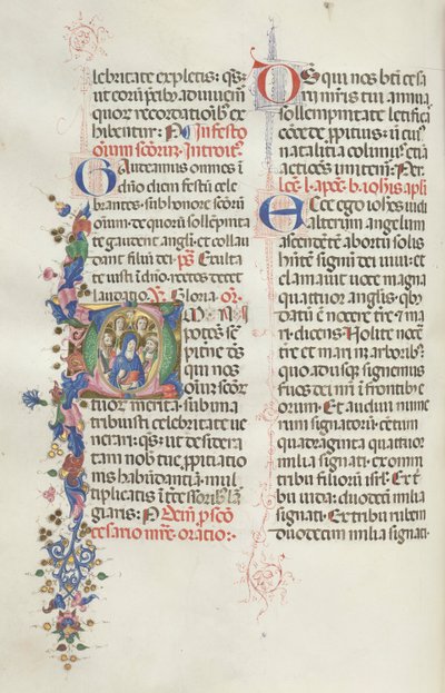 Missale : Fol. 322v : La Vierge parmi les Apôtres et les Saints, 1469 - Bartolomeo Caporali