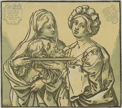 Hérodiade et Salomé - Bartolomeo Coriolano after Guido Reni