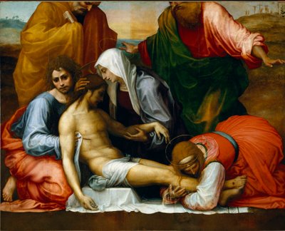 La Lamentation sur le Christ mort - Bartolomeo Fra