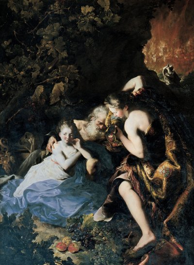 Loth et ses filles, 1695-1696 - Bartolomeo Guidobono