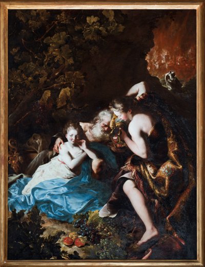 Loth et ses filles - Bartolomeo Guidobono