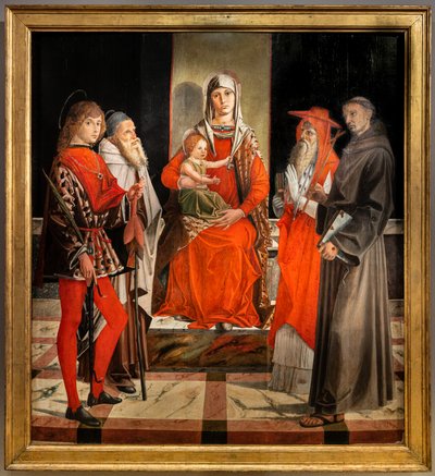 Madonna en majesté avec l