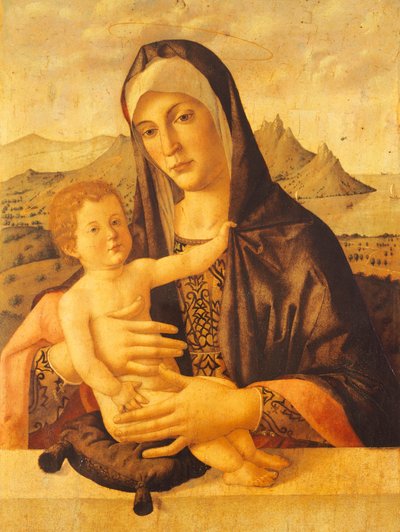 Madonna et Enfant assis - Bartolomeo Montagna