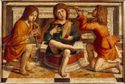 Trois anges musiciens - Bartolomeo Montagna