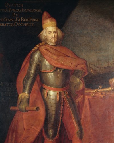 Portrait du Doge Francesco Morosini, dit le Péloponnésien (détail) - Bartolomeo Nazzari