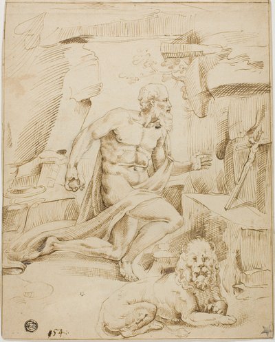 Saint Jérôme - Bartolomeo Passarotti