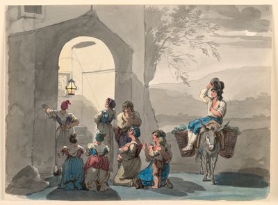 Ave Maria à Tivoli - Bartolomeo Pinelli