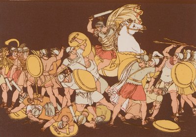 P Decius Mus se dévouant pour son pays - Bartolomeo Pinelli