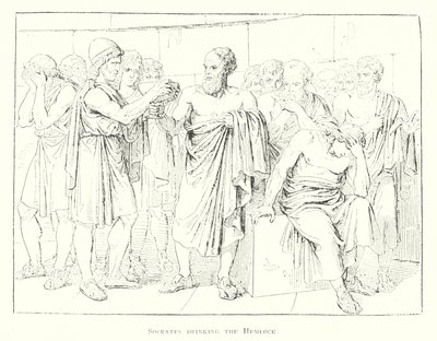 Socrate buvant la ciguë - Bartolomeo Pinelli