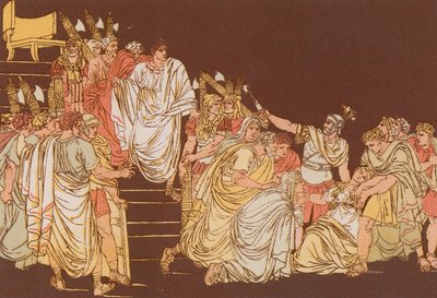 La mort de Virginie - Bartolomeo Pinelli