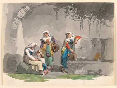 Trois femmes sud-italiennes - Bartolomeo Pinelli