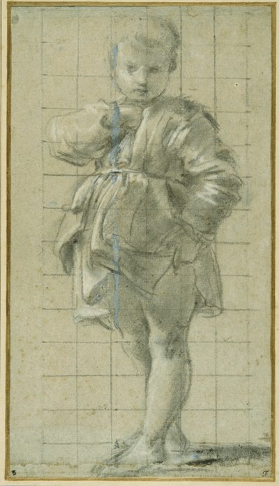 Un jeune garçon debout - Bartolomeo Schedoni