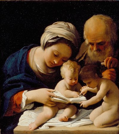 La Sainte Famille avec le jeune Saint Jean-Baptiste, début du 17ème siècle - Bartolomeo Schedoni