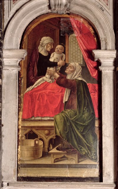 Triptyque de la Madone de la Miséricorde, 1473 - Bartolomeo Vivarini