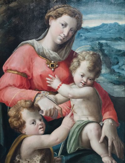 Madonna et Enfant avec le jeune saint Jean - Bartolomeo called Bagnacavallo Ramenghi