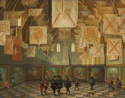 La Ridderzaal du Binnenhof pendant la Grande Assemblée de 1651 - Bartolomeus van Bassen