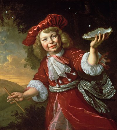 Homo Bulla: Un garçon soufflant des bulles, c.1665 - Bartolomeus van der Helst