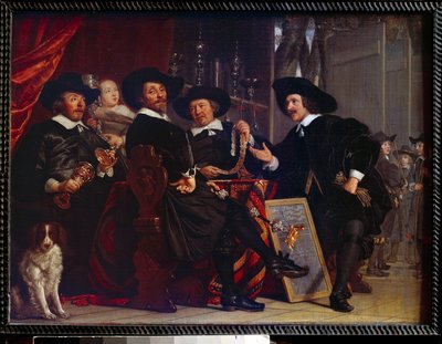 Les syndics des arbalétriers de San Sebastian à Amsterdam - Bartolomeus van der Helst