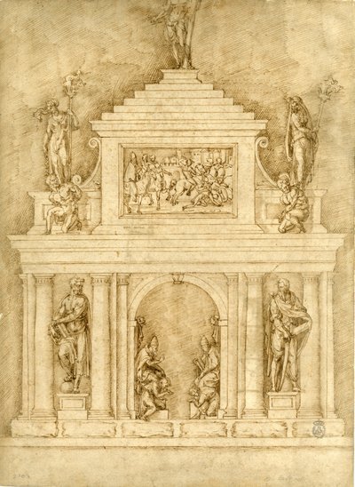 Projet pour les sépultures de Léon X et Clément VII - Bartolommeo Bandinelli