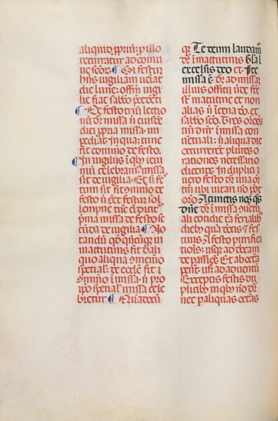 Missale : Fol. 173v : Musique pour Alléluia etc. au début de Pâques, 1469 - Bartolommeo Caporali