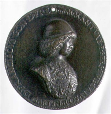 Médaille portrait représentant Francesco Gonzaga II (1466-1519) - Bartolommeo Melioli