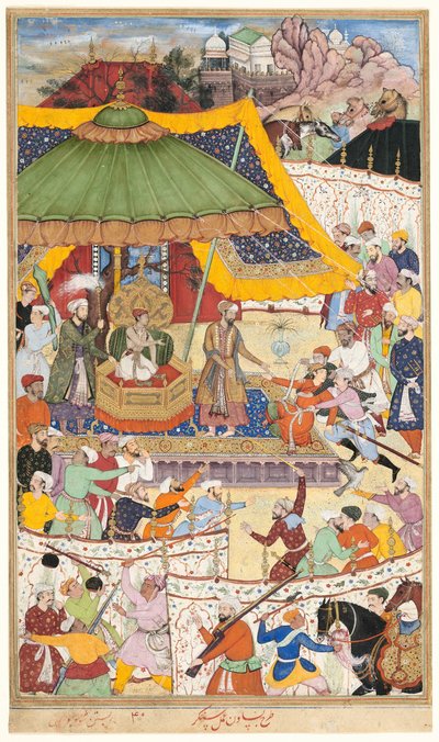 Le jeune empereur Akbar arrête l