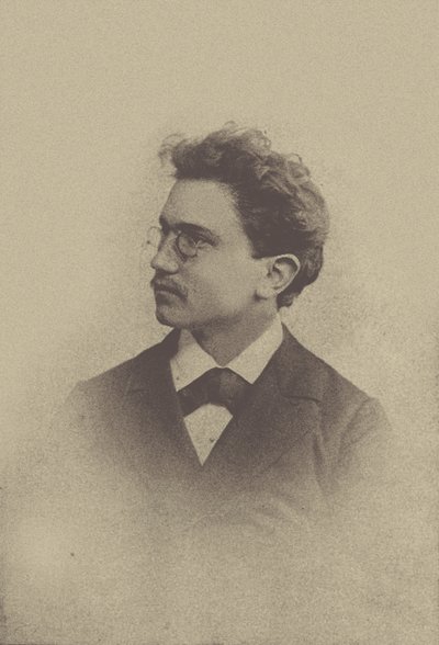Portrait du compositeur Hans Huber, 1898 - Basel . Photo studio Taescher and
