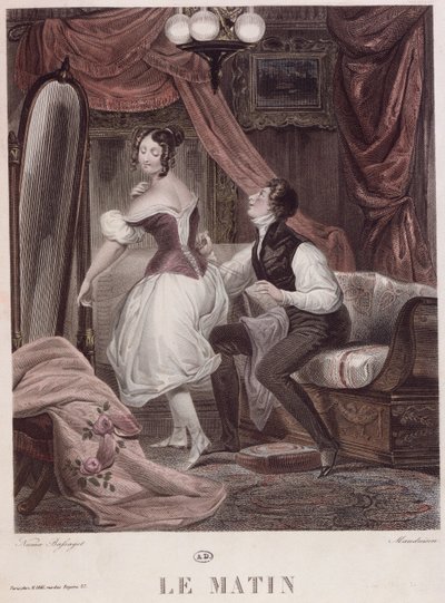 Matin, gravé par Léon Mauduison, du livre 