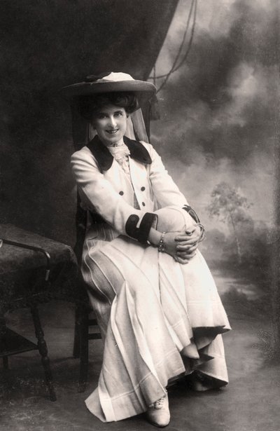 Decima Moore 1871-1964, actrice anglaise, 1907 - Bassano Studio