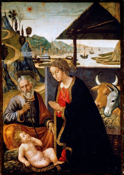 La Nativité du Christ, fin du 15ème ou début du 16ème siècle - Bastiano Mainardi