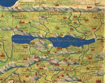 Terre Sainte, Israël et Palestine : mer de Galilée et ville de Tibériade, de l
