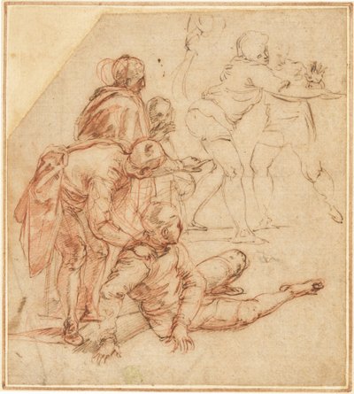 Spectateurs Étonnés - Battista Franco