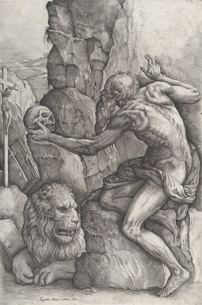 Saint Jérôme, vers 1550-60 - Battista Franco Veneziano