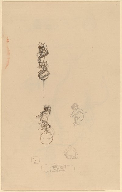 Études pour des dessins de bijoux - Beatrice Godwin Whistler