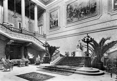 La grande salle, Stafford House, 1908 - Bedford Lemere and Company