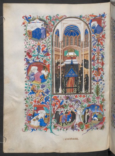Heures de Vienne : office des morts - Bedford Master