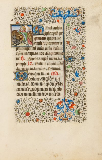 Saint Michel aux prises avec le diable - Bedford Master