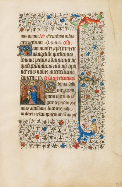 Saint Thomas avec un livre - Bedford Master
