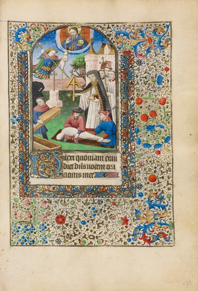 Un enterrement, vers 1440-50 - Bedford Master Workshop