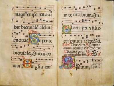Antiphonaire bénédictin, vers 1467-70 - Belbello da Pavia