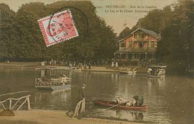 Le lac et le Chalet Robinson, Bois de la Cambre, Bruxelles - Belgian Photographer