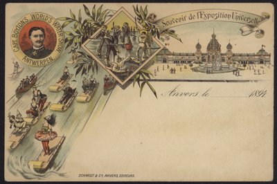 Le spectacle aquatique mondial du capitaine Boyton, souvenir de l