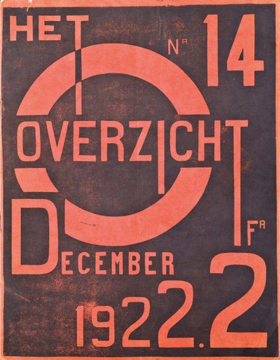 Couverture du numéro de décembre 1922 du magazine "Het Overzicht", 1922 - Belgian School
