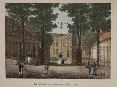 Het Hof, Hôtel du Gouvernement à Bois-le-Duc - Belgian School