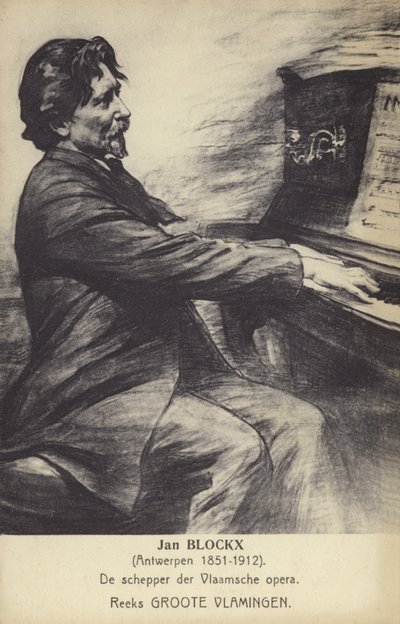 Jan Blockx, compositeur, pianiste et professeur belge (1851-1912) - Belgian School