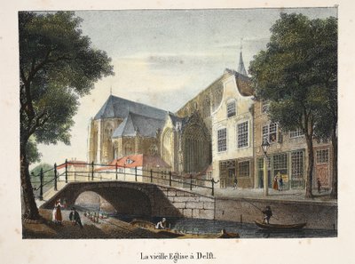 La vieille Église à Delft - Belgian School