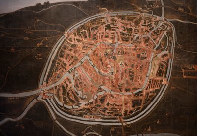 Carte de Bruges. anonyme. 1546-1600. (détail) - Belgian School