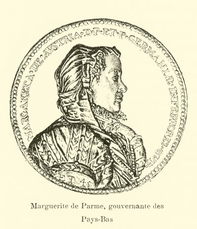 Marguerite de Parme, gouvernante des Pays-Bas espagnols - Belgian School