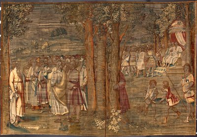 Moïse établissant la Justice Tapisserie par Dionys Martensz d